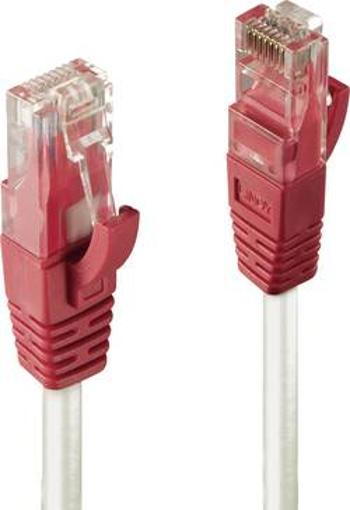 RJ45 (křížený) síťový kabel CAT 6 U/UTP 10.00 m šedá s ochranou LINDY