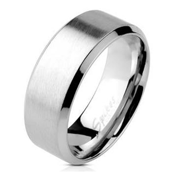 Spikes USA OPR1393 Pánský snubní prsten šíře 8 mm - velikost 72 - OPR1393-8-72