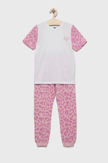 Dětské pyžamo Hype růžová barva