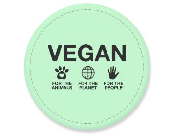 Placka magnet Vegan for the
