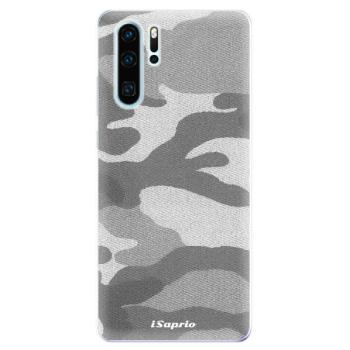 Odolné silikonové pouzdro iSaprio - Gray Camuflage 02 - Huawei P30 Pro