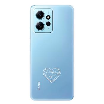 Odolné silikonové pouzdro iSaprio - čiré - Digital Love - Xiaomi Redmi Note 12 5G