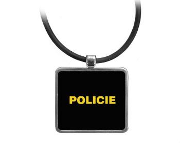 Medailonek malý obdelník Policie