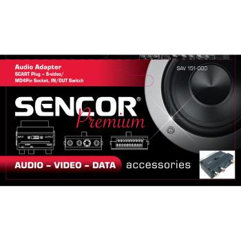 SAV 151-000 SCART-3RCA+SVID INOUT SENCOR