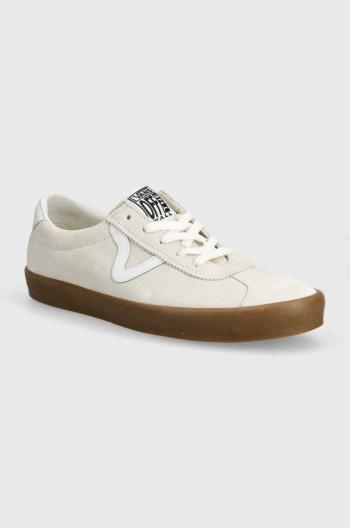 Semišové tenisky Vans Sport Low béžová barva, VN000CTDQJM1