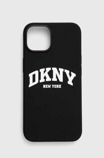 Obal na telefon Dkny iPhone 14 / 15 / 13 6.1" černá barva, DKHMP14SSNYACH