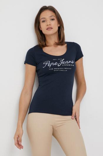 Bavlněné tričko Pepe Jeans Baia