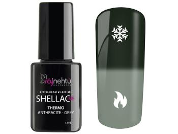 Ráj nehtů UV gel lak Shellac Me Thermo 12ml - Anthracite-Grey