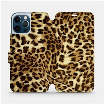 Flipové pouzdro na mobil Apple iPhone 12 Pro Max - VA33P Leopardí vzor (5903516378241)