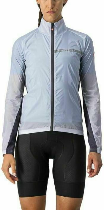 Castelli Squadra Stretch W Bunda Silver Gray/Dark Gray M