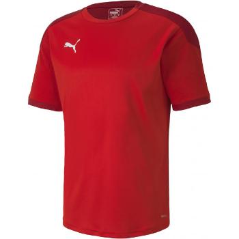 Puma TEAM FINAL 21 TRAINING JERSEY TEE Pánské tréninkové triko, červená, velikost