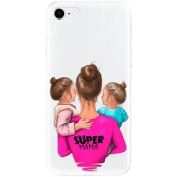 iSaprio Super Mama - Two Girls pro iPhone SE 2020 (smtwgir-TPU2_iSE2020)