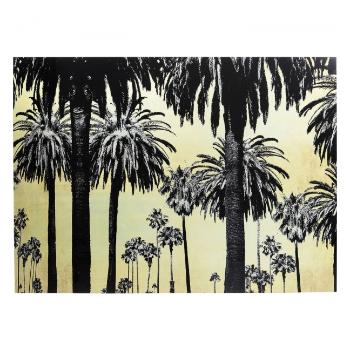 Skleněný obraz Metallic Palms 120×180 cm