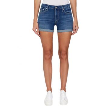 Calvin Klein Calvin Klein dámské modré džínové kraťasy MID RISE SHORT