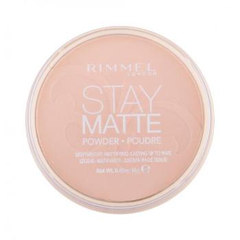 Rimmel London Stay Matte 14 g pudr pro ženy 009 Amber