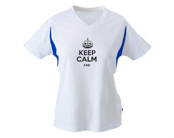 Funkční tričko dámské Keep calm