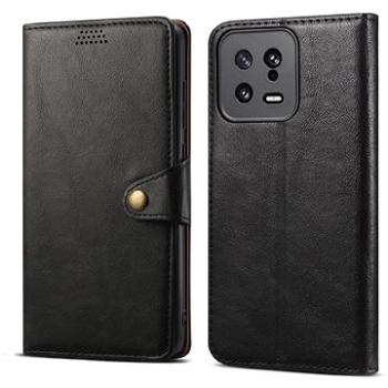 Lenuo Leather flipové pouzdro pro Xiaomi 13, černá  (348426)