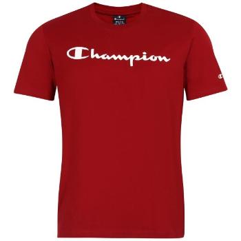 Champion CREWNECK LOGO T-SHIRT Pánské tričko, červená, velikost S