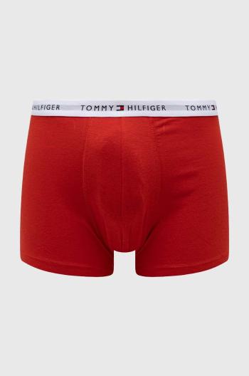Boxerky Tommy Hilfiger pánské, červená barva