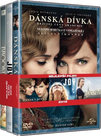 3x Nejlepší filmy pro ženy (Dánská dívka, Joy, Brooklyn) - kolekce (3 DVD)