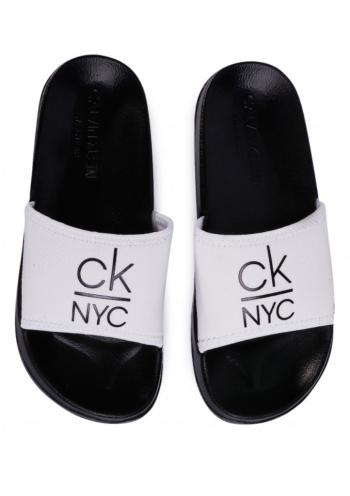 Pantofle Calvin Klein KW0KW01054 Bílá 41/42