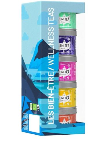 Kusmi Tea Organic Wellness Teas set 5ti miniatur 98g