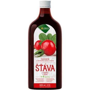 Leros Funkční šťáva Šípek + 4 byliny 500ml (8594740550199)