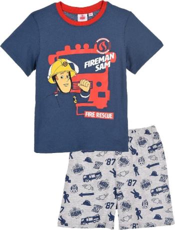 MODRO-ŠEDÉ KRÁTKÉ PYŽAMO FIREMAN SAM Velikost: 110