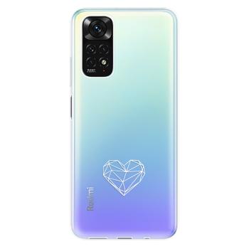 Odolné silikonové pouzdro iSaprio - čiré - Digital Love - Xiaomi Redmi Note 11 / Note 11S