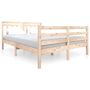 Rám postele masivní dřevo 135 × 190 cm Double, 3100629 (3100629)