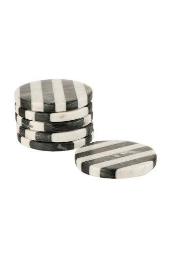 Sada podložek J-Line Stripe Marble 6-pack