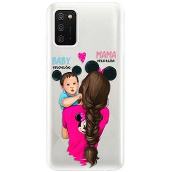 iSaprio Mama Mouse Brunette and Boy pro Samsung Galaxy A02s (mmbruboy-TPU3-A02s)