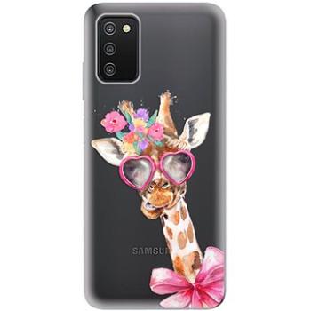 iSaprio Lady Giraffe pro Samsung Galaxy A03s (ladgir-TPU3-A03s)