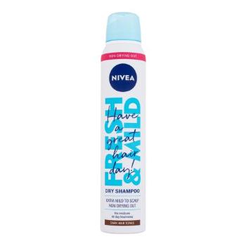 Nivea Fresh & Mild Dark Hair Tones 200 ml suchý šampon pro ženy