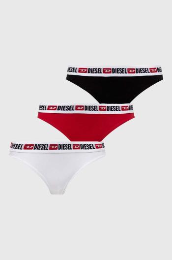 Tanga Diesel UFST-STARS-THREE PACK 3-pack černá barva, 00SE0K.0EAXL