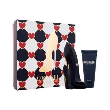 Carolina Herrera Good Girl dárková kazeta parfémovaná voda 80 ml + tělové mléko 100 ml + parfémovaná voda 7 ml pro ženy