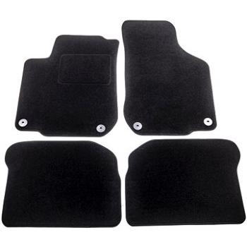 ACI textilní koberce pro SEAT Leon 99-05  černé (pro kulaté příchytky) sada 4 ks (4934X62)