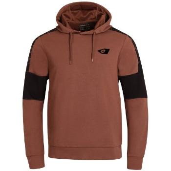 Lotto ATHLETICA CLASSIC VI SWEAT HD Pánská mikina, hnědá, velikost XL