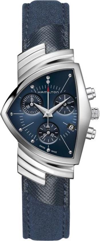 Hamilton Ventura Blue Chrono Quartz H24432941