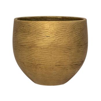 Květináč Mini Orb, barva metalická zlatá, více velikostí - PotteryPots Velikost: M - v. 21 cm, ⌀ 25 cm