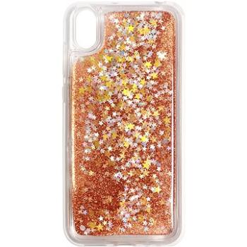 iWill Glitter Liquid Star Case pro HUAWEI Y5 (2019) / Honor 8S Rose Gold (DIP123_37)