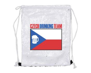 Vak flitrový měnící Czech drinking team