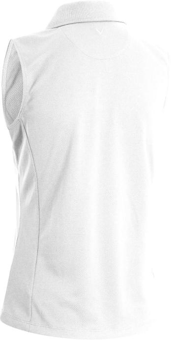 Callaway Sleeveless Knit Womens Bright White XL Polo košile