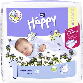 Bella Baby Happy New Born Big Pack 2-5 kg 78 ks