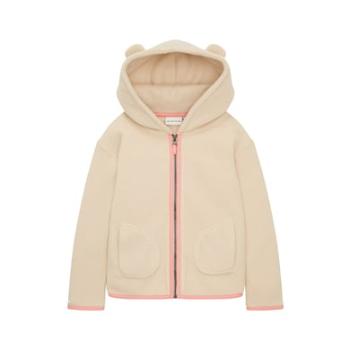 TOM TAILOR Tepláková bunda Teddy Soft Light beige