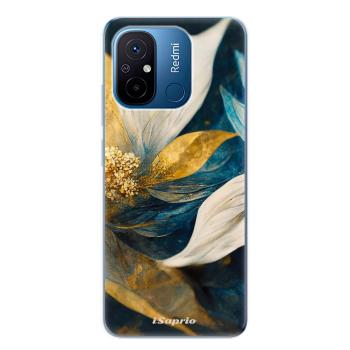 Odolné silikonové pouzdro iSaprio - Gold Petals - Xiaomi Redmi 12C