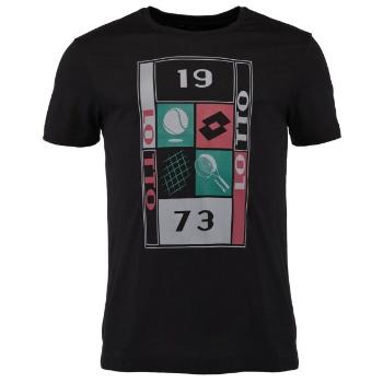 Lotto SUPRA VII TEE Pánské tričko, černá, velikost