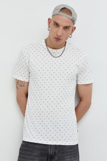 Bavlněné tričko Tom Tailor bílá barva