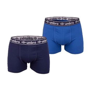 Umbro BOXER SHORT 2 PACK Pánské boxerky, tmavě modrá, velikost L