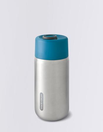 Black+Blum Steel Insulated Travel Cup Silver/Ocean